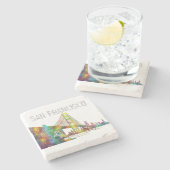 サンフランシスコのスカイライン ストーンコースター (横)