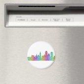 サンフランシスコのスカイライン マグネット (インサイチュ (食洗機))