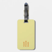 サンフランシスコのスカイライン ラゲッジタグ (裏面縦)