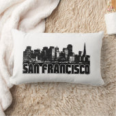 サンフランシスコのスカイライン ランバークッション (ブランケット)