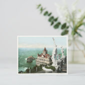 サンフランシスコのスートロ・ヒーツから見たクリフハウス、カリフォルニア州 ポストカード (スタンド正面)