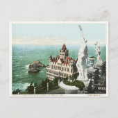 サンフランシスコのスートロ・ヒーツから見たクリフハウス、カリフォルニア州 ポストカード (正面)