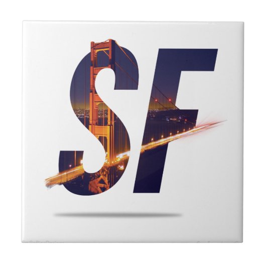 サンフランシスコのタイポグラフィ タイル (正面)