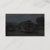 サンフランシスコのトロリー車 名刺 (裏面)