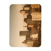 サンフランシスコのノブヒルの景色と霧 マグネット (縦)