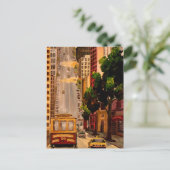 サンフランシスコのバンネスケーブルカー ポストカード (スタンド正面)