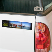 サンフランシスコのバンパーステッカー バンパーステッカー (トラック上)