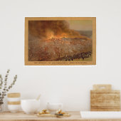 サンフランシスコのバーニング1906年4月18日～20日(1596A) ポスター (キッチン)