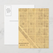 サンフランシスコのビジネス地図 ポストカード (正面/裏面)