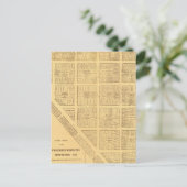 サンフランシスコのビジネス地図 ポストカード (スタンド正面)