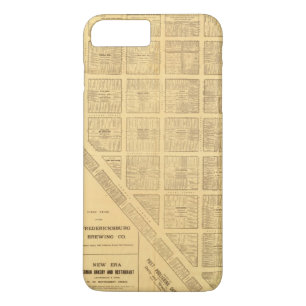 サンフランシスコのビジネス地図 iPhone 8 PLUS/7 PLUSケース
