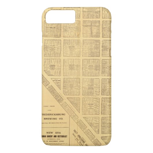 サンフランシスコのビジネス地図 Case-Mate iPhoneケース (裏面)