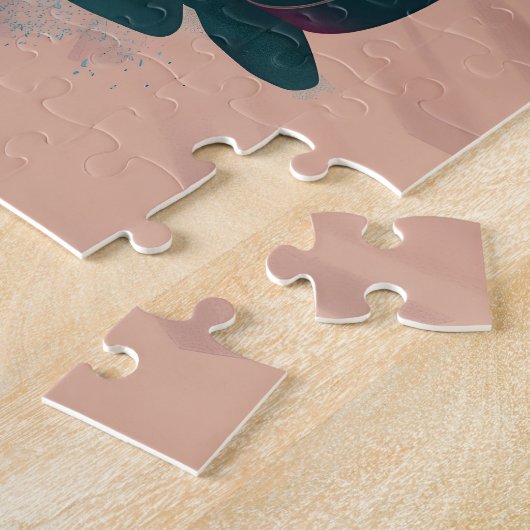 サンフランシスコのビンテージレーシングカー ジグソーパズル (側面)