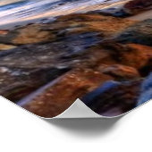 サンフランシスコのベイトレイルからゴールデンゲートブリッジ。 ポスター (角)