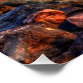 サンフランシスコのベイトレイルからゴールデンゲートブリッジ。 ポスター (コーナー)