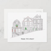 サンフランシスコのホリデーシーズンをお楽しみください シーズンポストカード (正面/裏面)