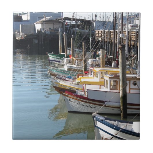 サンフランシスコのボート タイル (正面)