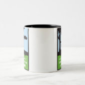 サンフランシスコのレクリエーションおよび公園のコーヒー・マグ ツートーンマグカップ (中央)