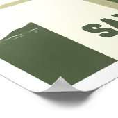 サンフランシスコのヴィンテージ旅行ポスター ポスター (角)