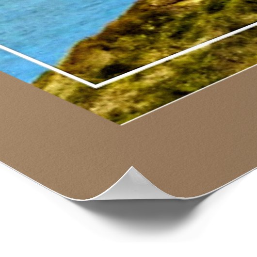 サンフランシスコのヴィンテージ旅行ポスター ポスター (角)