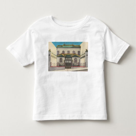 サンフランシスコの中華街のカリフォルニアの中国のな学校 トドラーTシャツ (正面)