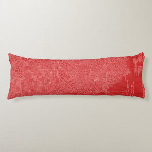 サンフランシスコの写実的な地図 ボディピロー