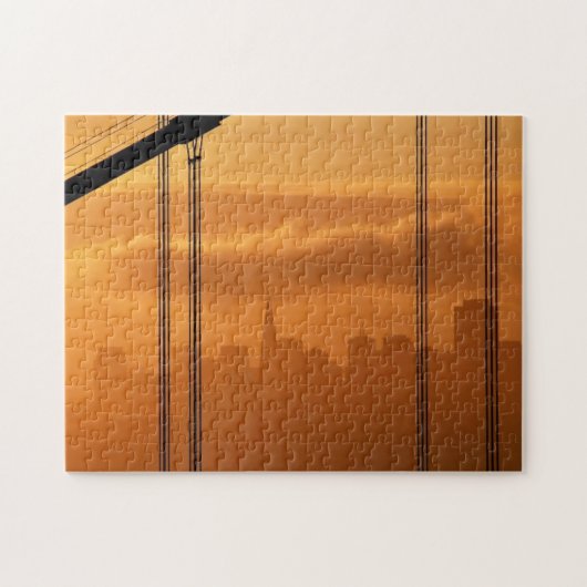 サンフランシスコの前のゴールデンゲートブリッジ ジグソーパズル (横)