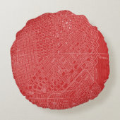 サンフランシスコの図 ラウンドクッション (裏面)