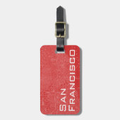 サンフランシスコの図 ラゲッジタグ (正面縦)