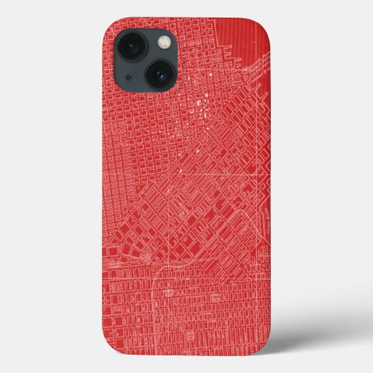 サンフランシスコの図 Case-Mate iPhoneケース (裏面)
