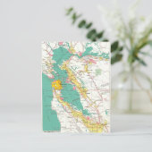 サンフランシスコの地図 ポストカード (スタンド正面)