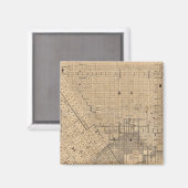 サンフランシスコの地図 マグネット (正面/裏面)