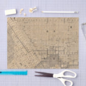 サンフランシスコの地図 薄葉紙 (クラフト)