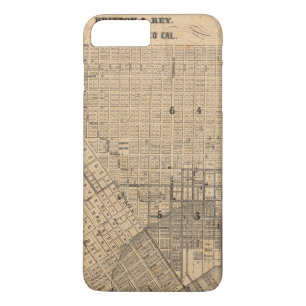 サンフランシスコの地図 iPhone 8 PLUS/7 PLUSケース