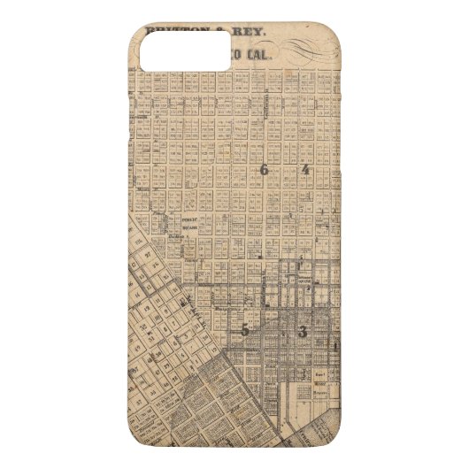 サンフランシスコの地図 Case-Mate iPhoneケース (裏面)