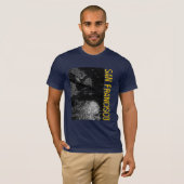 サンフランシスコの地図Tシャツ Tシャツ (正面フル)