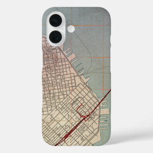 サンフランシスコの地形図 iPhone 16ケース