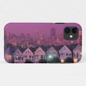 サンフランシスコの夕暮れの列の家 Case-Mate iPhoneケース (裏面(横))