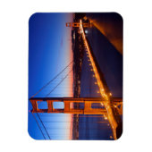 サンフランシスコの夜明けとゴールデンゲートブリッジ。 マグネット (縦)
