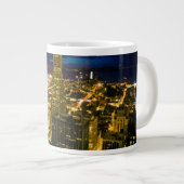 サンフランシスコの夜景。 ジャンボコーヒーマグカップ (正面右)