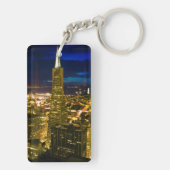 サンフランシスコの夜眺め。 キーホルダー (裏面)