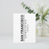 サンフランシスコの座標 ポストカード (スタンド正面)