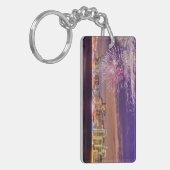 サンフランシスコの新年の花火 キーホルダー (正面左)