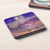 サンフランシスコの新年の花火 コースター (左側)