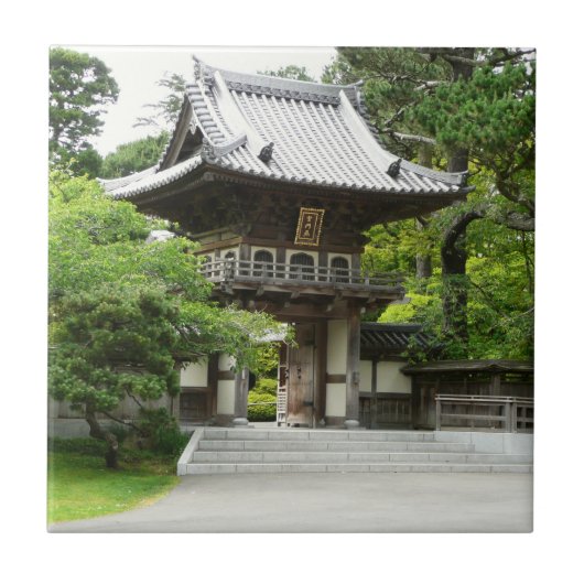 サンフランシスコの日本庭園 タイル (正面)