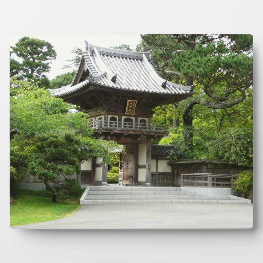 サンフランシスコの日本庭園 フォトプラーク (正面)