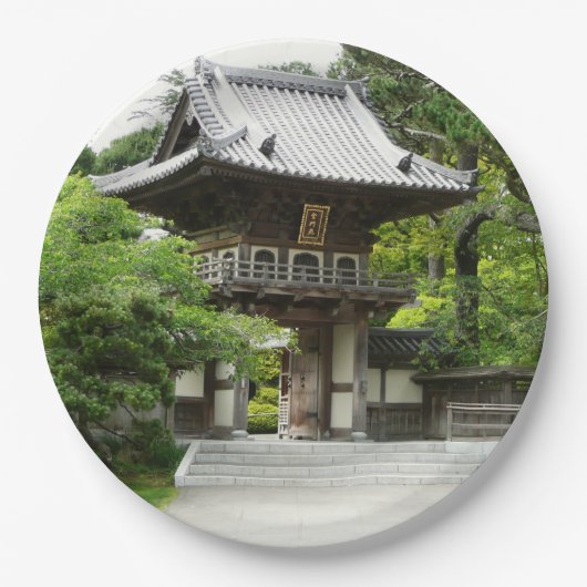 サンフランシスコの日本庭園 ペーパープレート (正面)