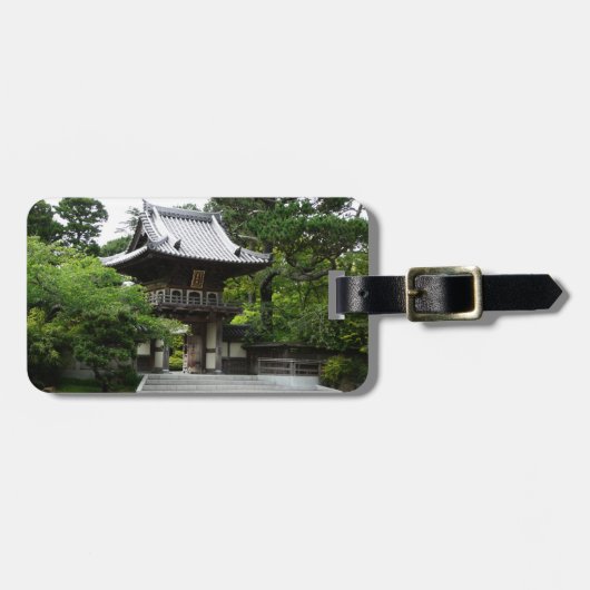 サンフランシスコの日本庭園 ラゲッジタグ (正面横)