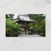 サンフランシスコの日本庭園 名刺 (裏面)