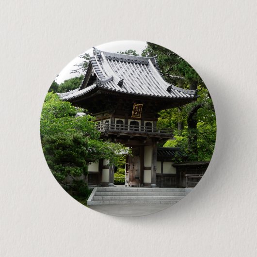 サンフランシスコの日本庭園 缶バッジ (正面)